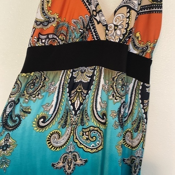 123 stunning rope neck maxi dress medium - Picture 3 of 10